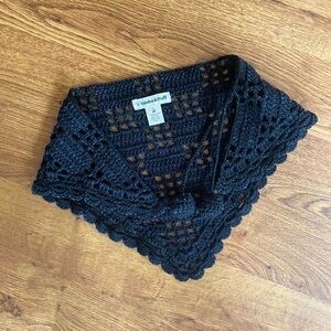 NWOT Misha & Puff Merino Wool Crochet Bandana